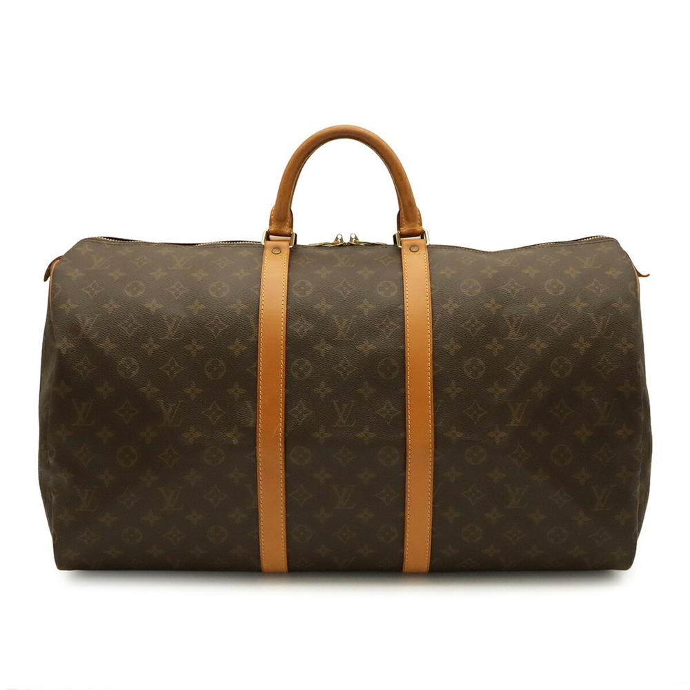 LOUIS VUITTON Louis Vuitton Monogram Keepall 55 Boston Bag Handbag Travel M41424
